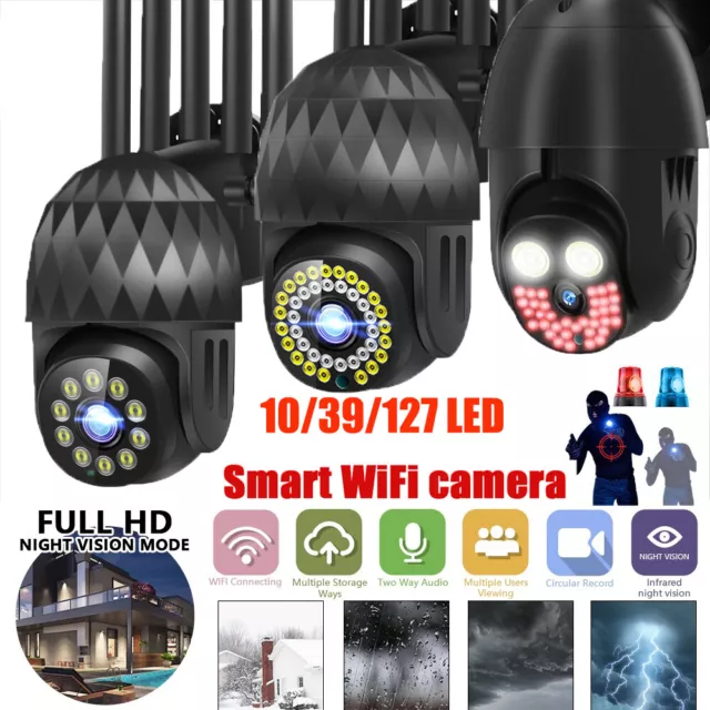 1080P HD WIFI IP CAMERA Outdoor FUNK WLAN NETZWERK AUßEN IR ÜBERWACHUNGSKAMERA