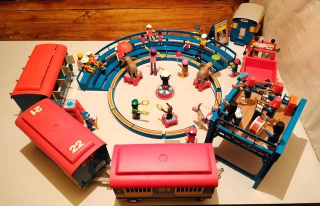 Playmobil Gros Lot De Pieces Principalement Circus Vendu Dans L'Etat