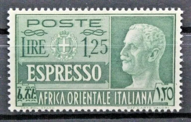 Africa Orientale Italiana 1938 Espresso Lire 1,25 Nuovo Mnh** (C.5A)