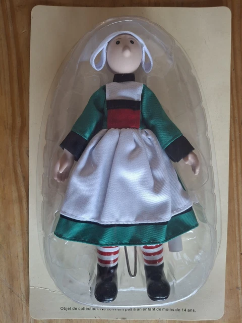 Figurine Bécassine PVC Gautier Languereau - Playbox Vintage 1970 Complète