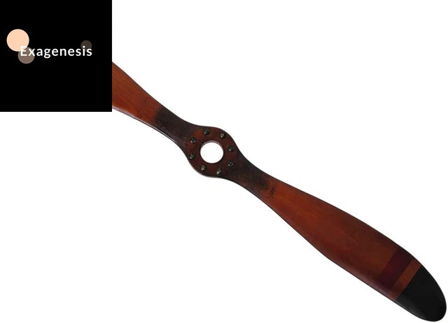 Traditional Wooden Airplane Propeller Decor, 5