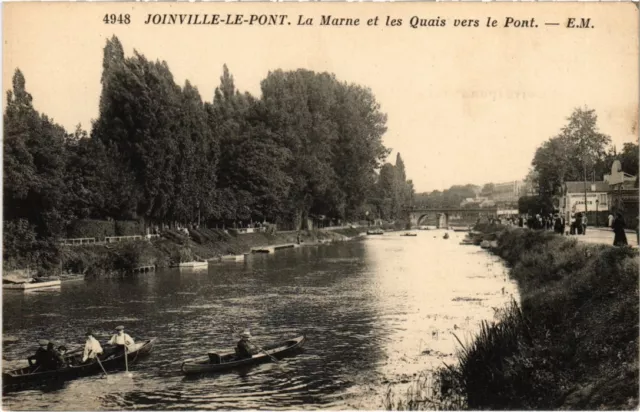 CPA Joinville La Marne et les Quais vers le Pont (1347935)