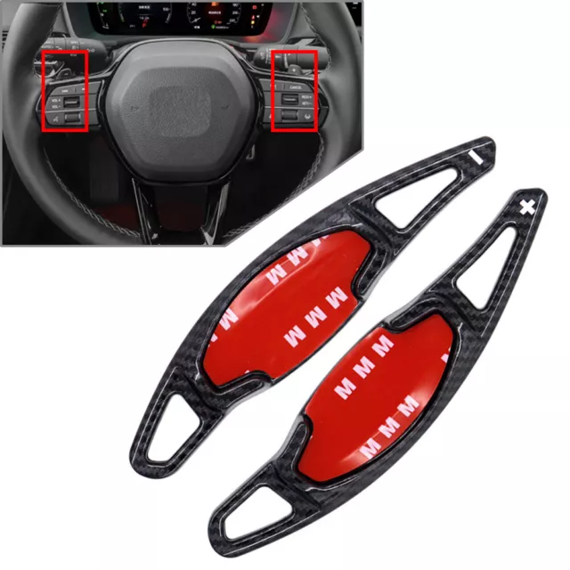 1 Pair New Steering Wheel Paddle Shifter Extension For Honda Civic 11th 2022+