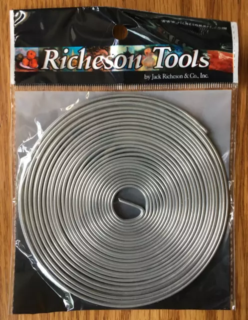 Jack Richeson Tools 1/16 alambre de armadura de aluminio calibre 16 nuevo en paquete 32 pies