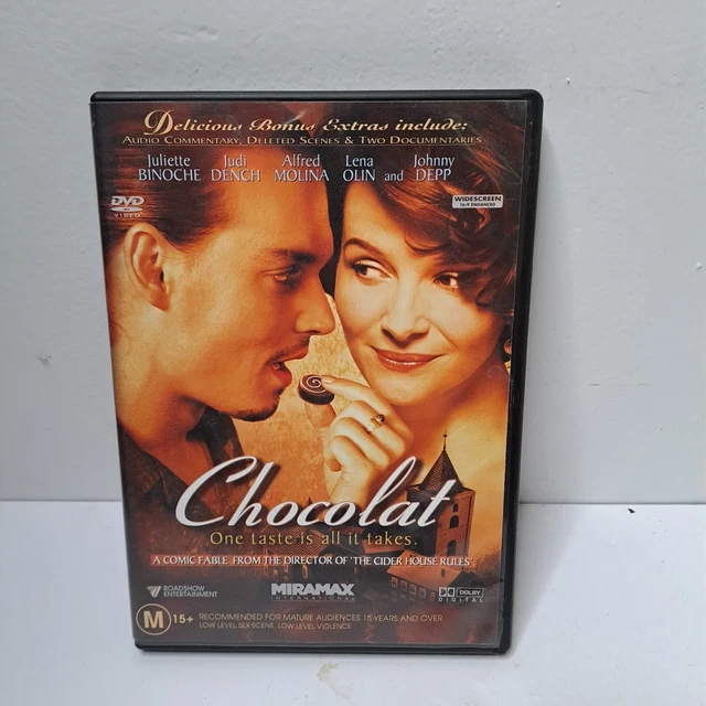 Chocolat (DVD, 2000) Region 4 Drama romance Johnny Depp