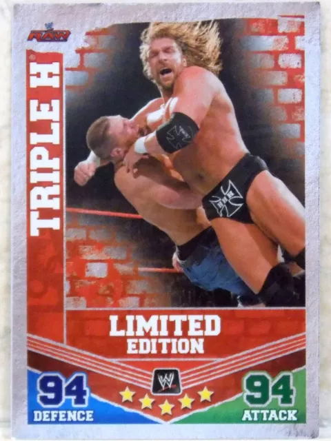 Wwe Triple H 2010 Limited Edition Topps Slam Attax Mayhem Wrestling Card Wwf Hhh