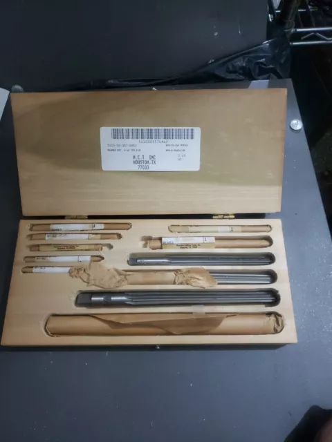 H.C.T. Houston cutting tools reamer set. Very nice!