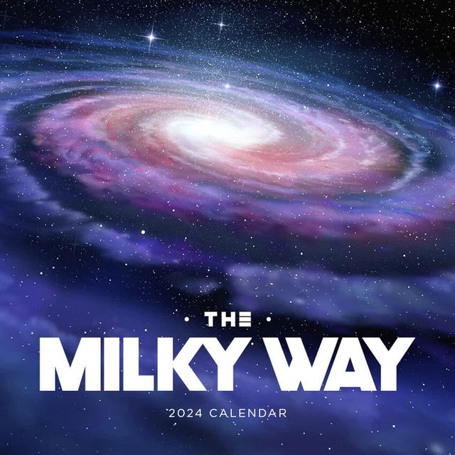 2024 CALENDAR THE Milky Way Galaxy Square Wall by Paper Pocket 30cm x