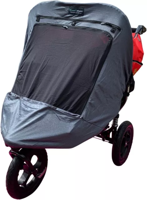 SnoozeShade Double Buggy Sun Shade pram cover Blocks 97.5% of UV BoxWW#2