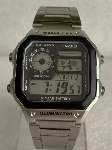 Casio illuminator wr100m manual top