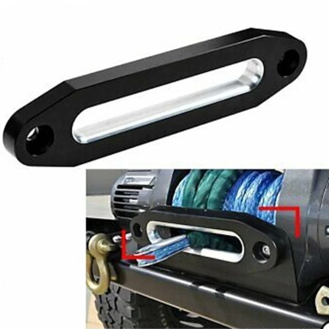 Fairlead léger 10 Hawse en aluminium pour corde de treuil synthétique 15 000 l