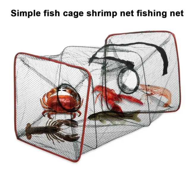 Crabe Homard Filet de pêche Cage de piège à crevettes Attirail de pêche