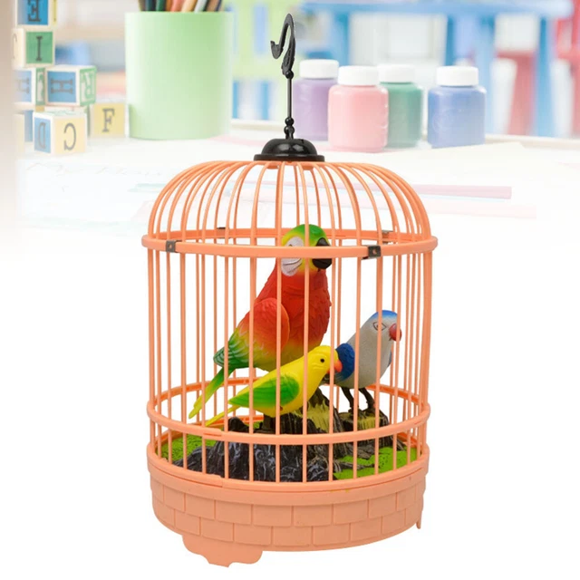 Jouet Oiseau Gazouillant Dans Cage - Jouet Éducatif Interactif Activé Par Le Son Pour Enfants Oiseau Gazouillant Cage Jouet Jouet Oiseau Gazouillant Dans Cage - Jouet Éducatif Interactif Activé Par Le Son Pour Enfants Oiseau Gazouillant Cage Jouet