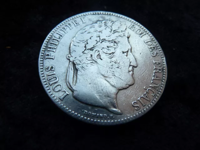 5 Francs LOUIS PHILLIPPE 1ER 1840 K bordeaux  en  ARGENT