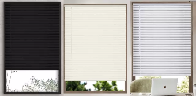 Window Shades - Cordless Mini Blinds Ajustabel to 64" Long - 20" Wide - 44 Inch