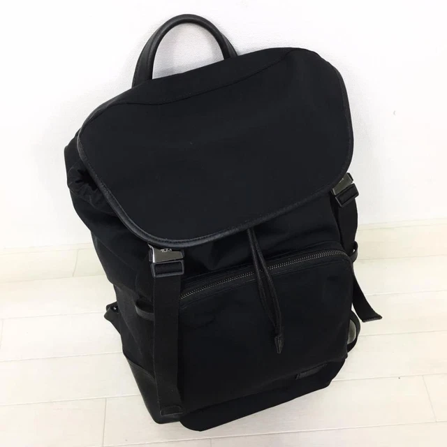 Used TUMI Harrison Randall flap Rucksack backpack 66022D Japan Men's bag 032