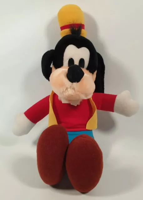 1989 Walt disney vintage GOOFY 15" Plush Soft Toy Teddy disney / hasbro VINTAGE