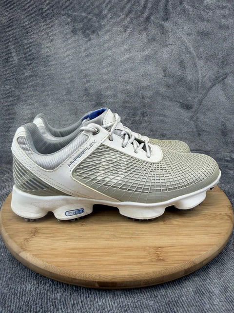 FootJoy Shoes Mens 8.5W Hyperflex Wrapid Golf‎ Cleats Gray Round Toe Low Spikes FOOTJOY HYPERFLEX 2 Golf shoes Silver 51036 8.5W $67.00  main image 3