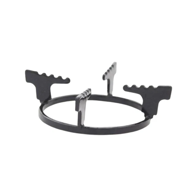 Riduttore Per Fornello A Gas In Ghisa – Anello Riduttore 18,3 Cm Per Pentole Piccole, Moka E Lattiere, Antiscivolo, Nero