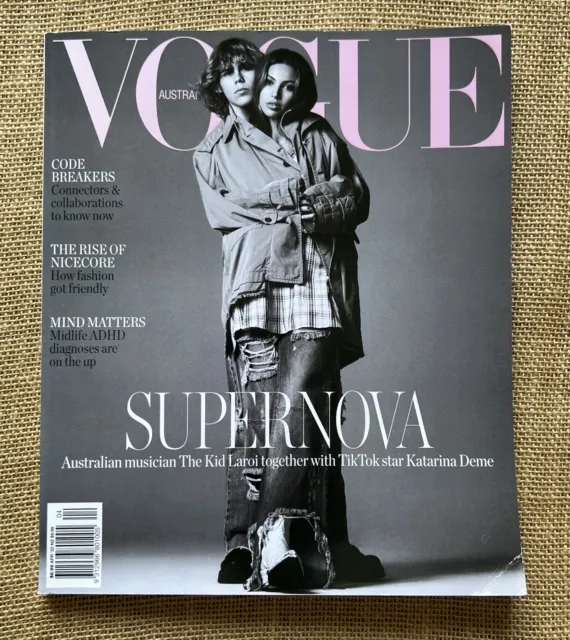 Rare Vogue Australia April 2022 Magazine The Kid Laroi Katarina Deme Cover
