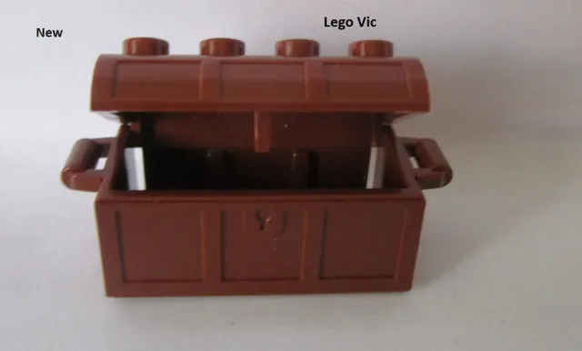 Lego 4738ac01 Container Reddish Brown Coffre Pirate Harry Castle MOC new-A55