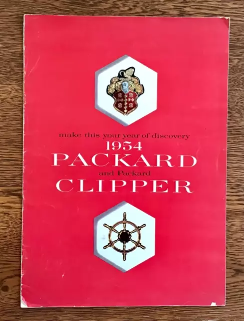 Original 1954 Packard and Clipper Deluxe Dealer Sales Brochure Catalog