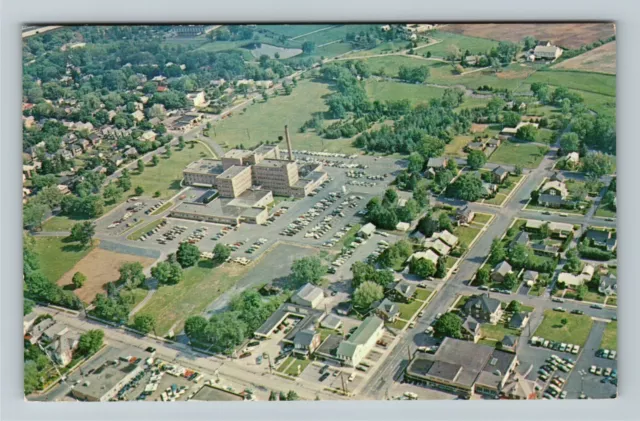 Chambersburg PA- Pennsylvania, Hospital, Aerial View, Vintage Postcard