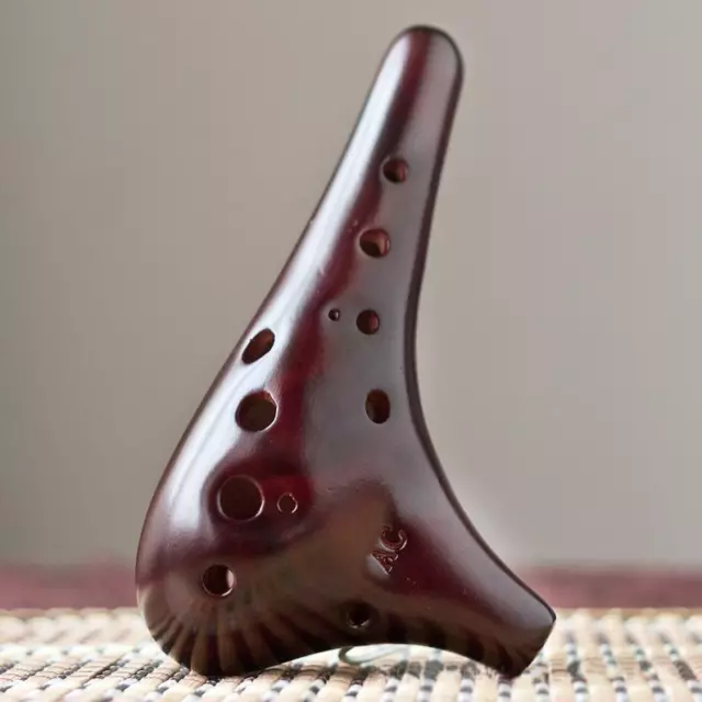 Professional 12 Hole Alto Tone C Ocarina Flute Ceramic Musical Instruments