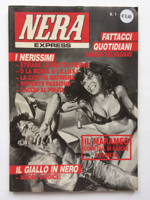 Comic Magazine Italy NERA EXPRESS No. 1 May 1987