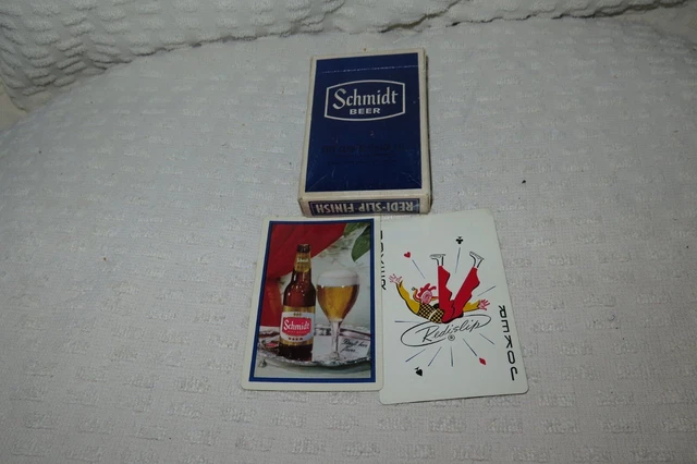 Schmidt Beer Full Deck of Playing Cards Redi-Slip