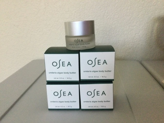 4 x Osea Undaria Algae Body Butter Moisturizer .5 oz/ 14.5 g @ NEW Boxed 4 x Osea Undaria Algae Body Butter Moisturizer .5 oz/ 14.5 g @ NEW Boxed