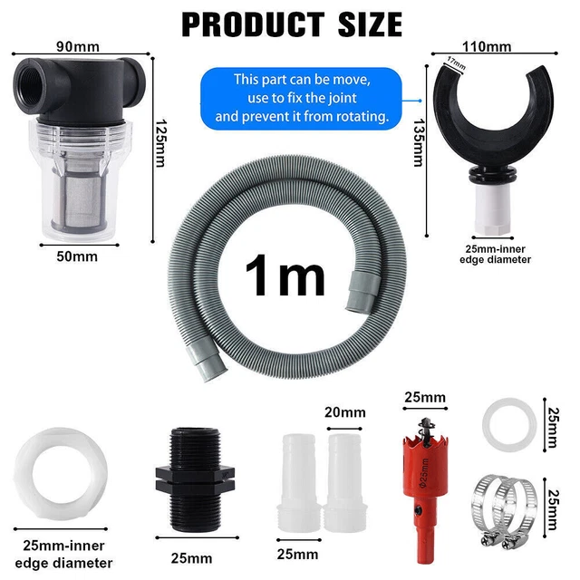 Regenwassersammler Mit Teleskopschlauch - 100mm Regendieb Für Fallrohr