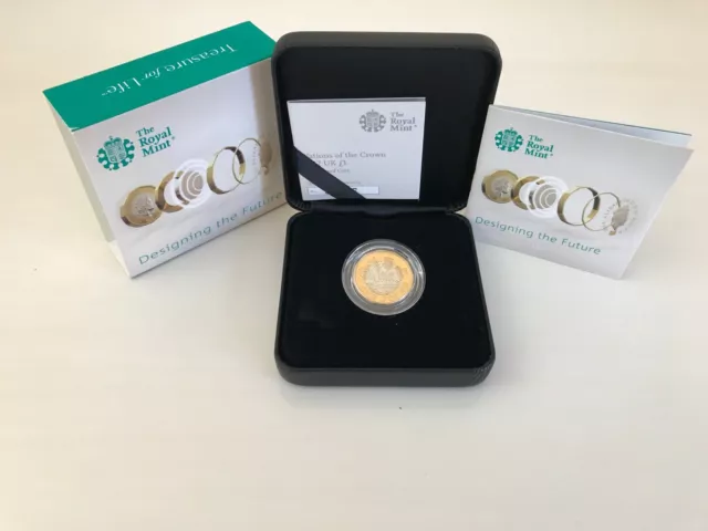 2017 Silver Proof Nations Of The Crown One 1 Pound Coin Boxed Coa