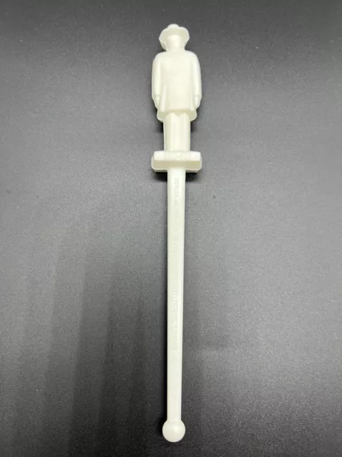 Vintage Jack Daniels Whiskey Figural Swizzle Stick Cocktail Coffee Stir