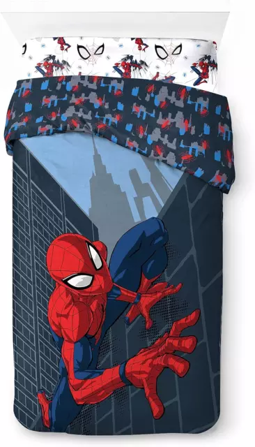 Jay Franco Marvel Spiderman City Streets - Set Di Biancheria Da Letto in 3 Pezzi 2