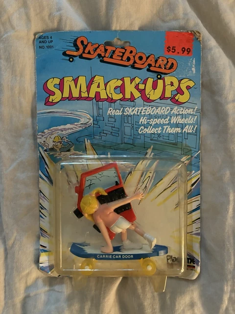 1986 SMACK-UPS SKATEBOARD toy - Carrie Car Door $19.99