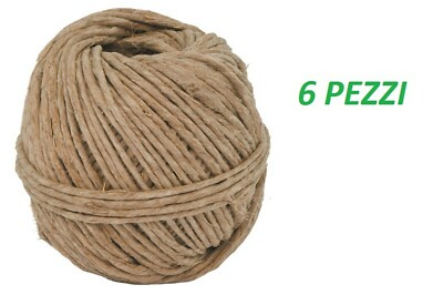 6PZ SPAGO TIT 2,3/4 IN GOMITOLO GR.180 CIRCA 