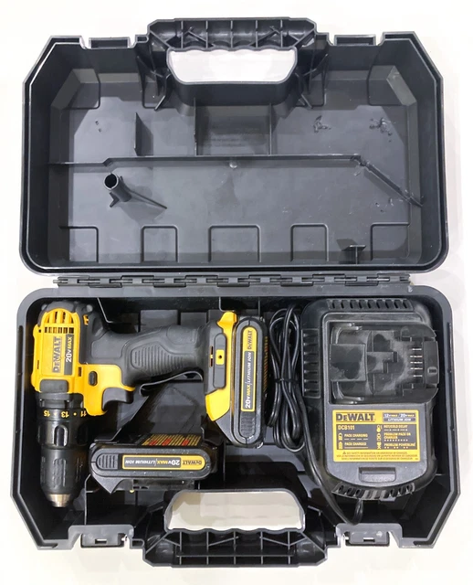 DeWalt DCD780 20V MAX Li-Ion Compact Drill/Driver Kit 2 batteries case & charger DeWalt DCD780 20V MAX Li-Ion Compact Drill/Driver Kit 2 batteries case & charger