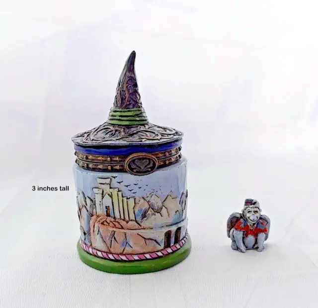*JIM SHORE* Wicked Witch of The West Hat Treasure Box - Wizard of Oz