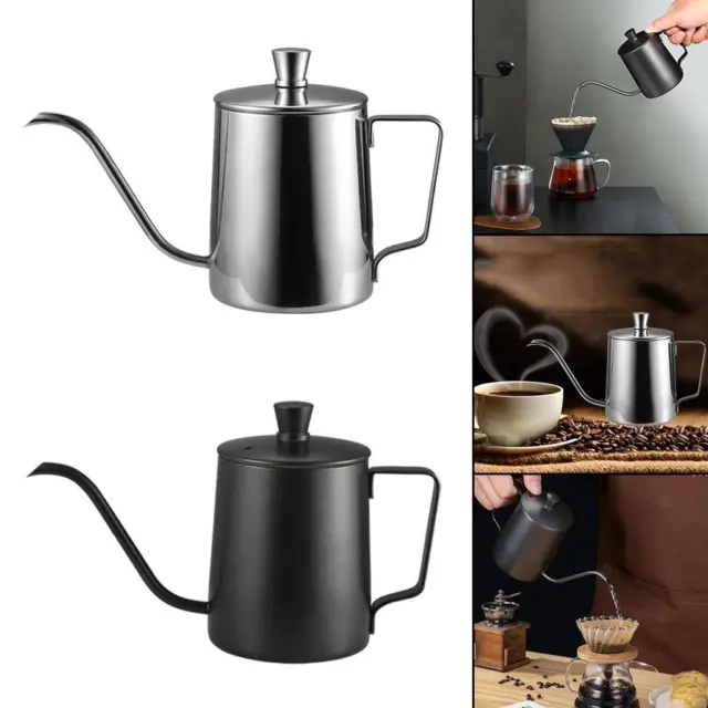Kettle Long Narrow Spout  Kettle 350ML Stainless Steel Pot fo Tea and Coffee