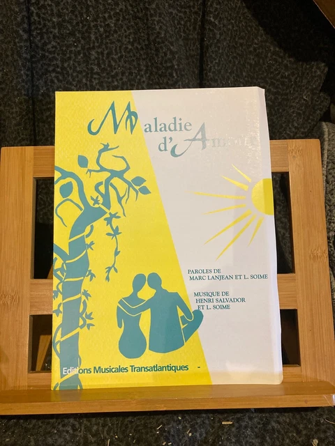 Partition Michel Sardou La Maladie D Amour Piano Guitare Chant Eur 12 90 Picclick Fr