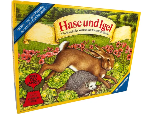 Hase und Igel Spiel des Jahres Ravensburger Brettspiel Kinderspiel ab 8 KOMPLETT