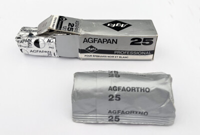 07/89 ET AGFAORTHO 25 120 AGFAPAN 25 120 12/88 