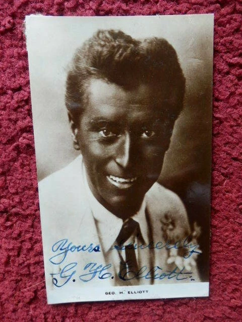 G.h.elliott -  Music Hall Singer / Dancer   -   Autographed Photo