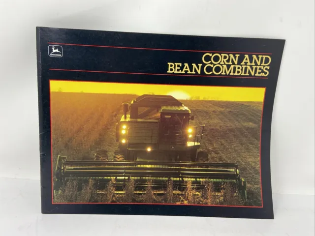 1985 John Deere Corn & Bean Combines Farming Sales Brochure 39 page