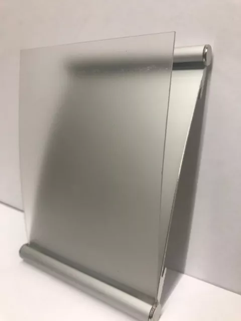 Plaque de Porte en Aluminium Galbé Protection Plexi Anti-Reflets 13.5 X 9.3 cm 3