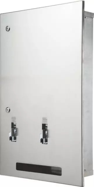 Delta 48000Ss Stainless Sanitary Napkin Tampon Vendor Machine Dispenser Msrp$682