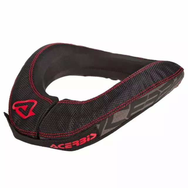 Acerbis Kids Nackenschutz X-Round Schwarz/Rot