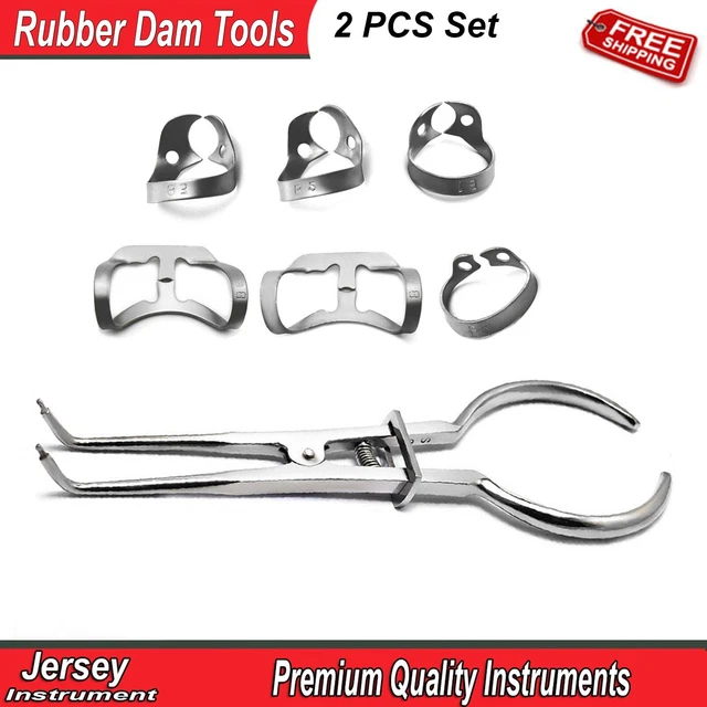 Endodontic Rubber Dam Tissue Clamps Dental Stoke Forceps Orthodontic Tools