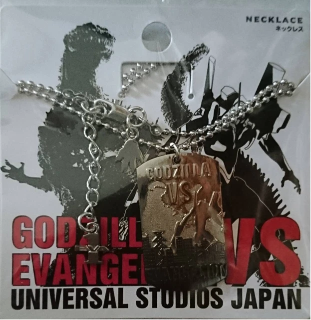 Necklace Godzilla Vs Evangelion Universal Studio  2019 Usj Exclusive